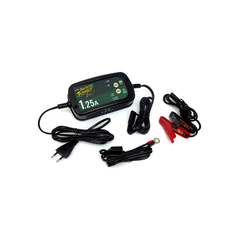 Acculader 6V 12V Battery Tender 1,25A Lithium AGM