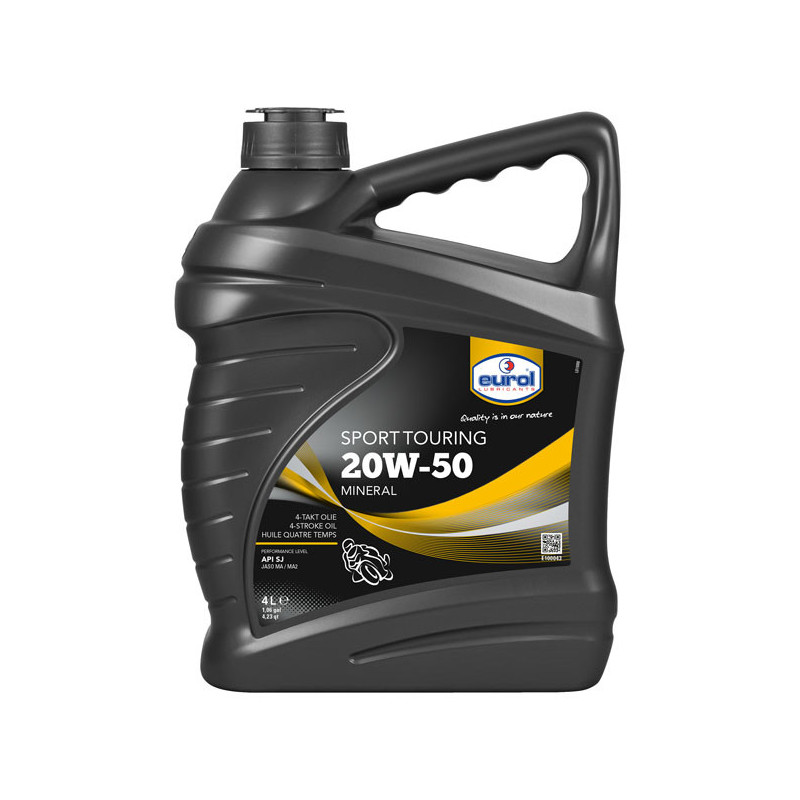 Motorolie 20W50 4 Liter Mineraal Eurol Sport Touring