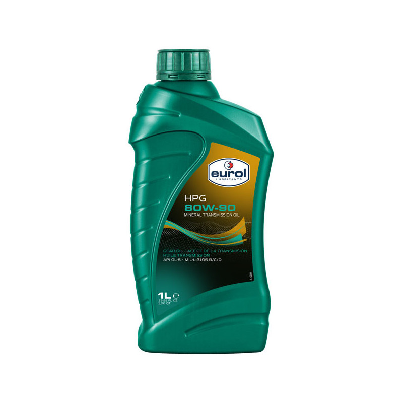 Versnellingsbakolie Harley-Davidson 80W90 GL-5 1 Liter Eurol