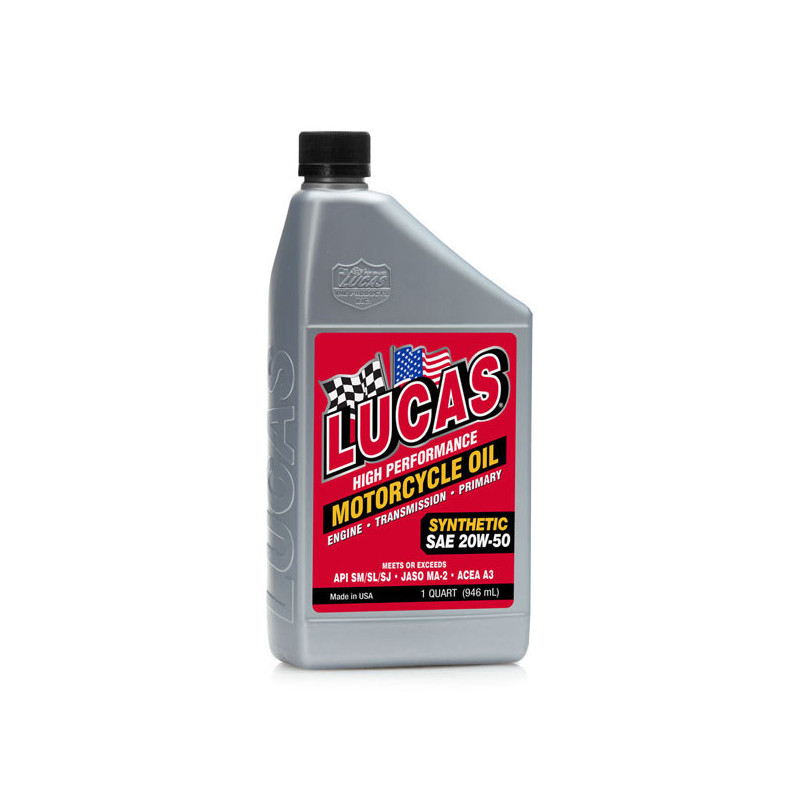 Motorolie Harley-Davidson 20W50 Synthetisch 946 ml Lucas Oil