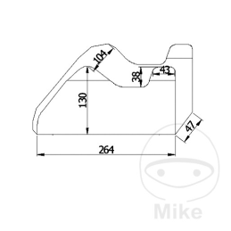 Motorhoes XXL zwart JMP MOTOMIKE