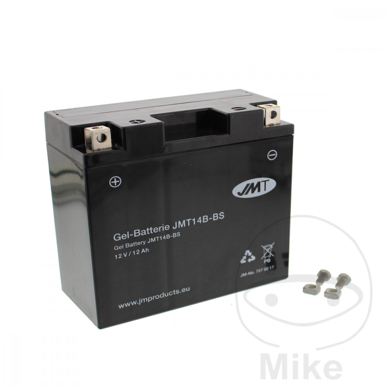 Motor accu YT14B-BS Gel JMT | Onderhoudsvrij MF