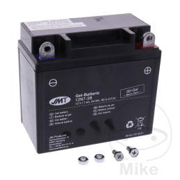 Motor accu 12N7-3B Gel JMT | Onderhoudsvrij MF