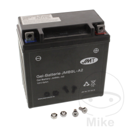 Motor accu YB9L-A2 Gel JMT | Onderhoudsvrij MF