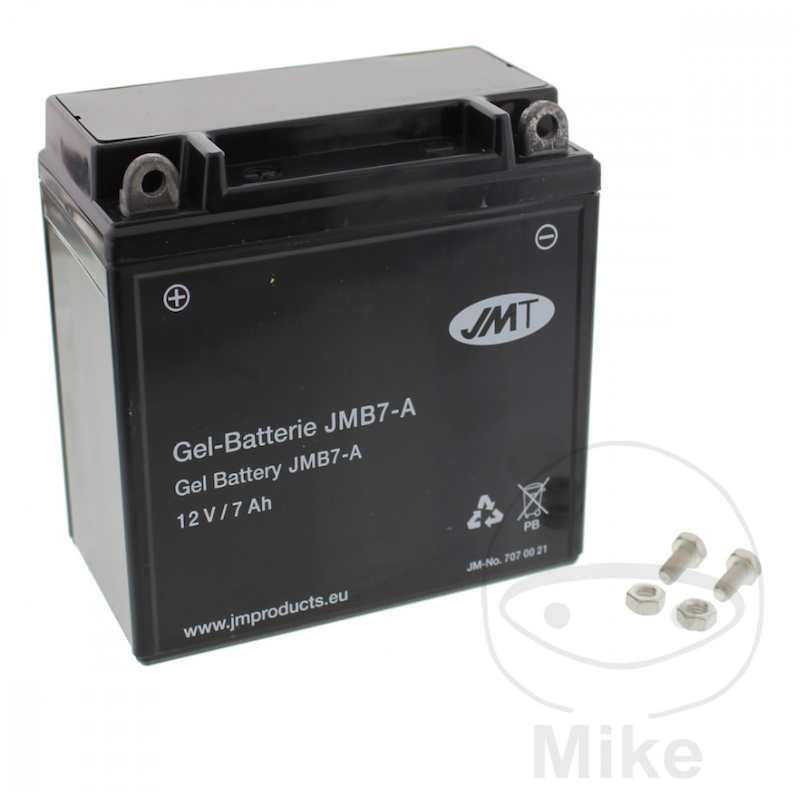 Motor accu YB7-A Gel JMT | Onderhoudsvrij MF