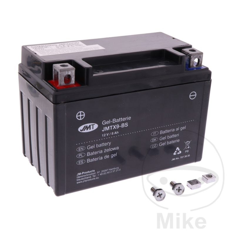 Motor accu YTX9-BS Gel JMT | Onderhoudsvrij MF
