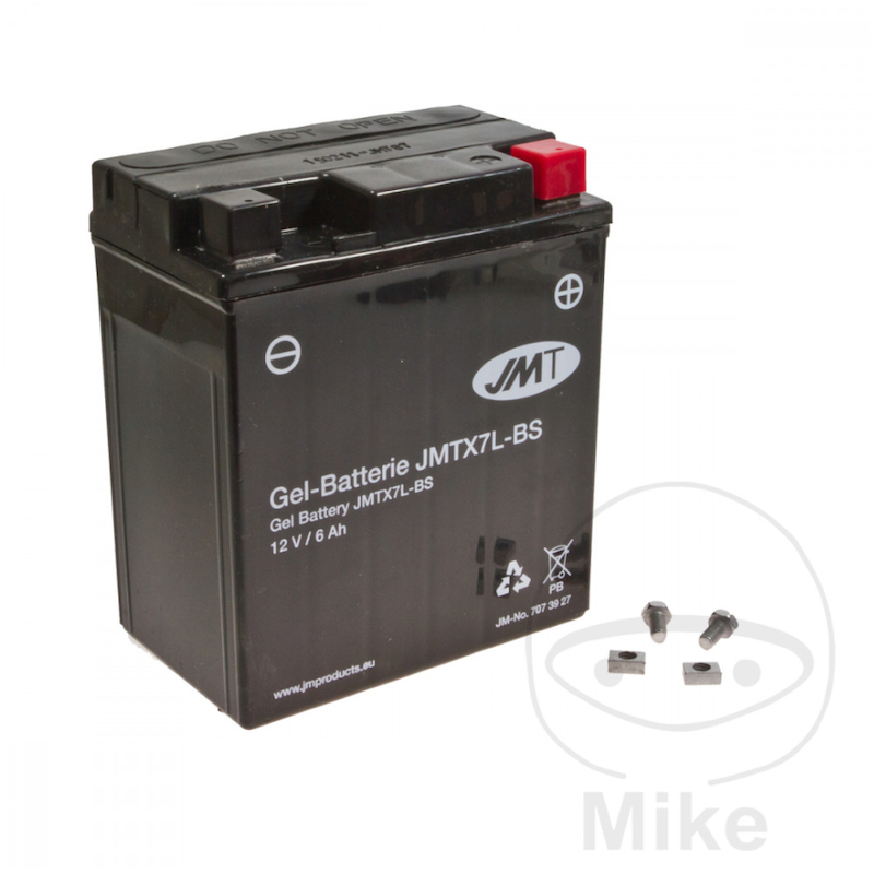 Motor accu YTX7L-BS Gel JMT | Onderhoudsvrij MF