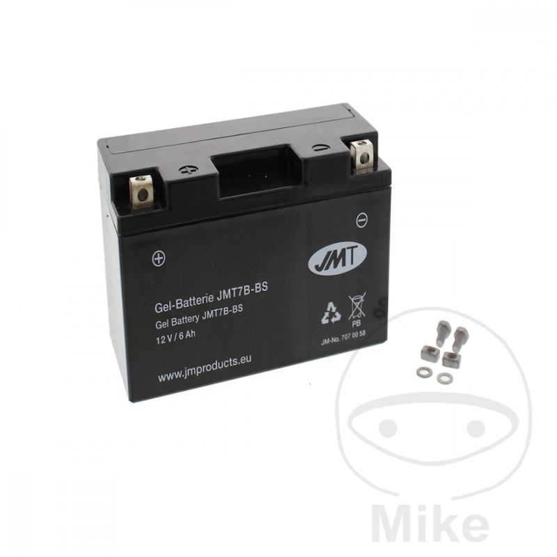 Motor accu YT7B-BS Gel JMT | Onderhoudsvrij MF