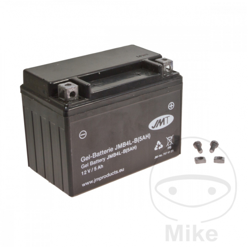 Motor accu YB4L-B 5A Gel JMT | Onderhoudsvrij MF