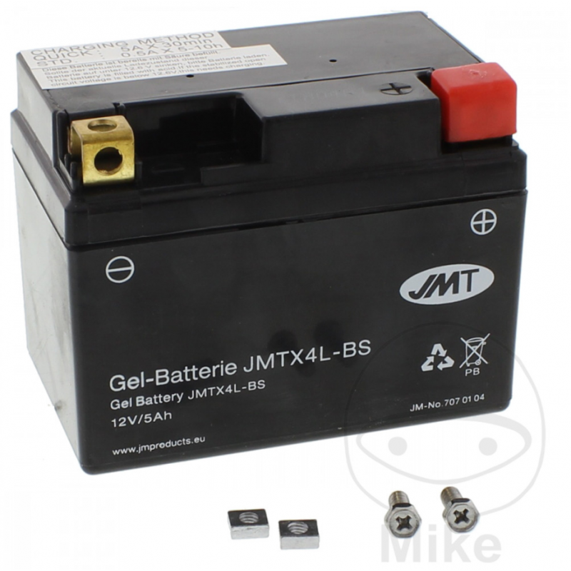 Motor accu YTX4L-BS Gel JMT | Onderhoudsvrij MF