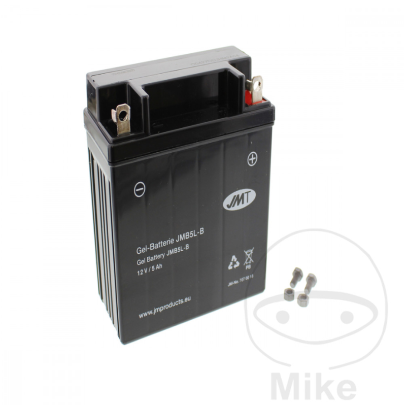 Motor accu YB5L-B Gel JMT | Onderhoudsvrij MF