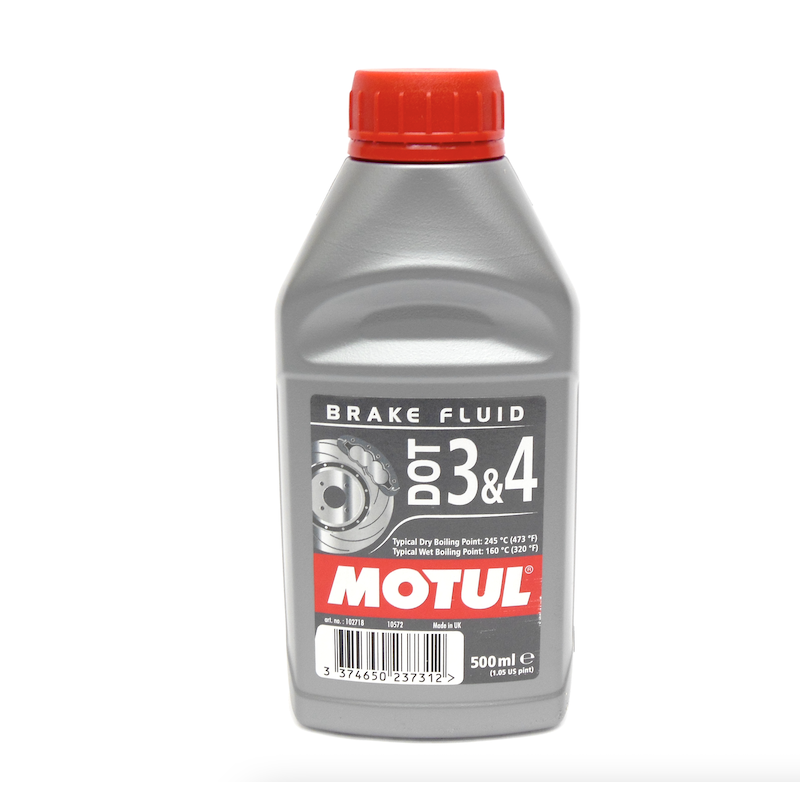 Motul DOT 3 en 4 remvloeistof 500ml hoge prestaties