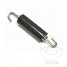 Uitlaat veer 80mm RVS met beschermhuls JMP
