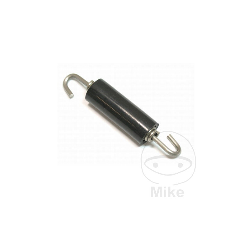 Uitlaat veer 80mm RVS met beschermhuls JMP