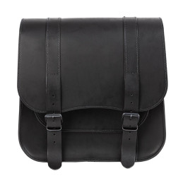 Ledrie Postman zadeltas zwart leer 30L