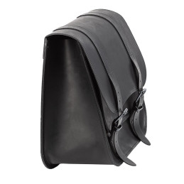Ledrie Postman zadeltas zwart leer 30L
