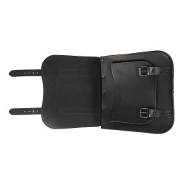 Ledrie Postman zadeltas zwart leer 30L