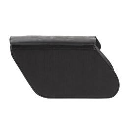 Ledrie Rigid zadeltassen zwart leer 14L