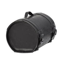 Ledrie Motor Topkoffer Small 26L | Zwart Leer met Gespen
