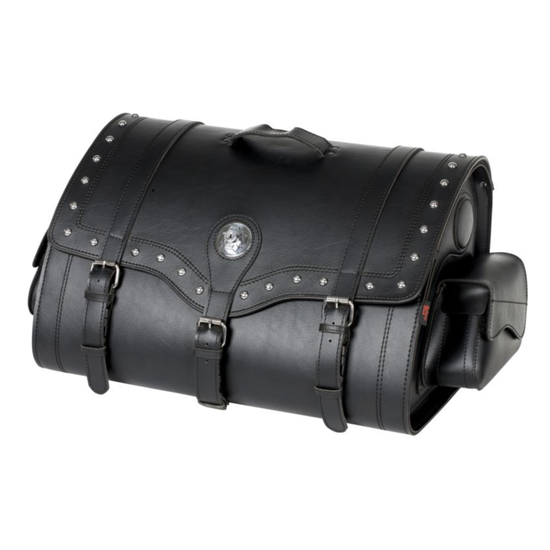 Highway Hawk Memphis Medium Topkoffer 67L Zwart Studs