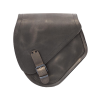 Achterbrugtas links Ledrie bruin leer met gespen – Harley-Davidson Swingarm