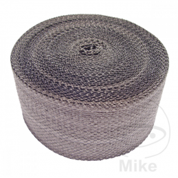 Uitlaat isolatie tape 15m grijs 50mm Silent Sport