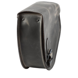 Ledrie achterbrugtas links bruin leer – Harley, Suzuki, Yamaha