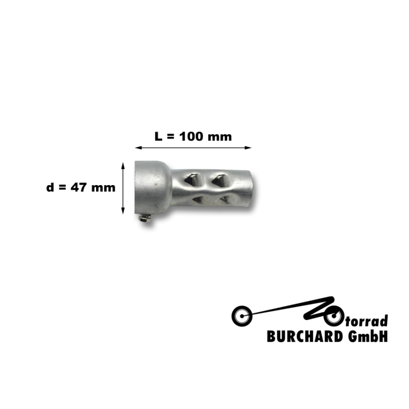 DB killer 47 mm 100 mm universeel Highway Hawk