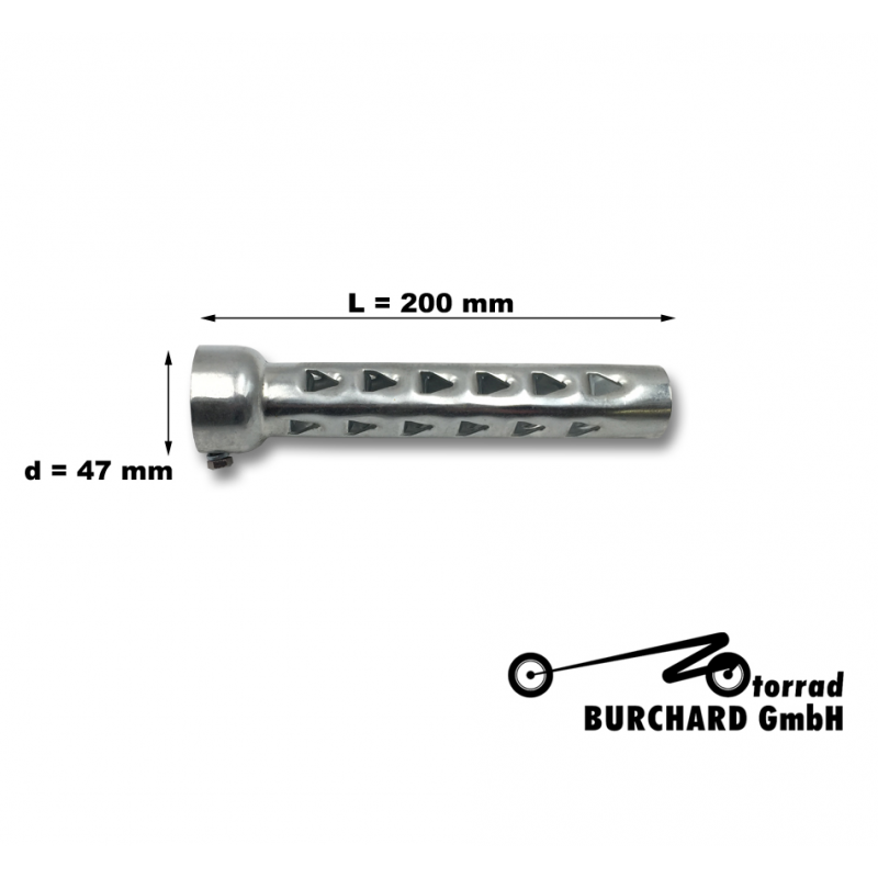 DB killer 47 mm 200 mm universeel Highway Hawk