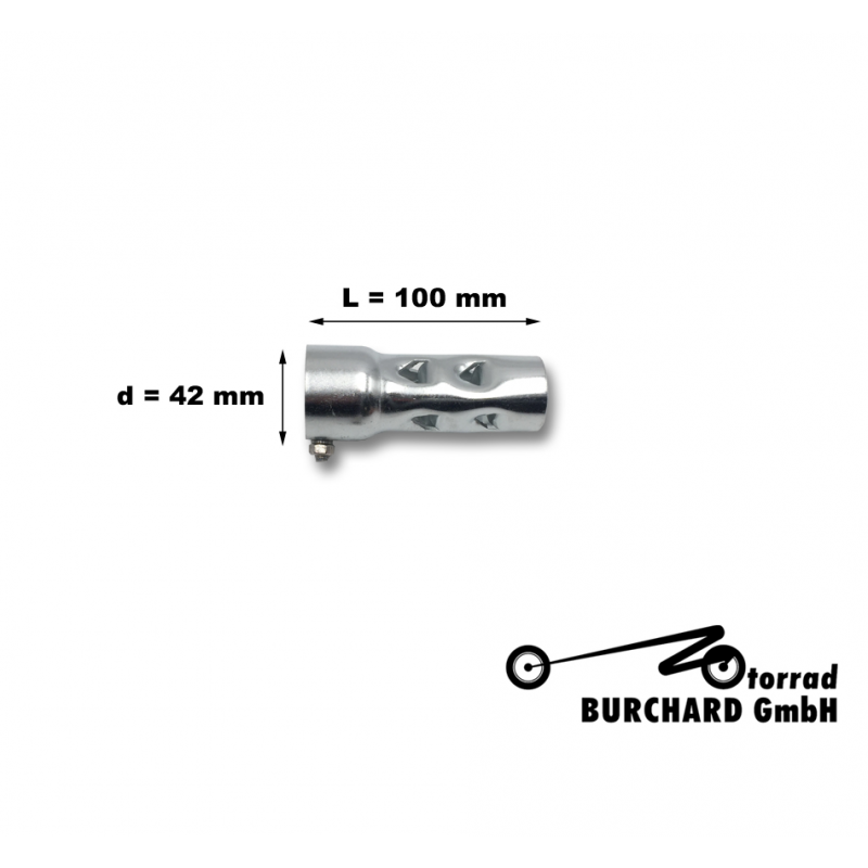 DB killer 42 mm 100 mm universeel Highway Hawk