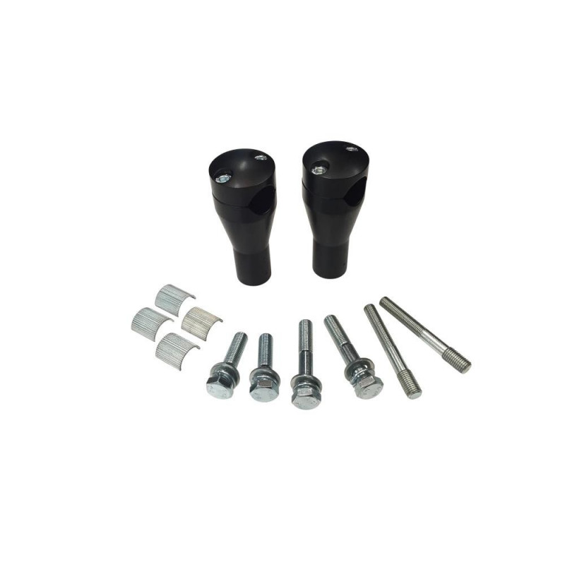 Stuur risers Glide Style 100 mm chroom of zwart