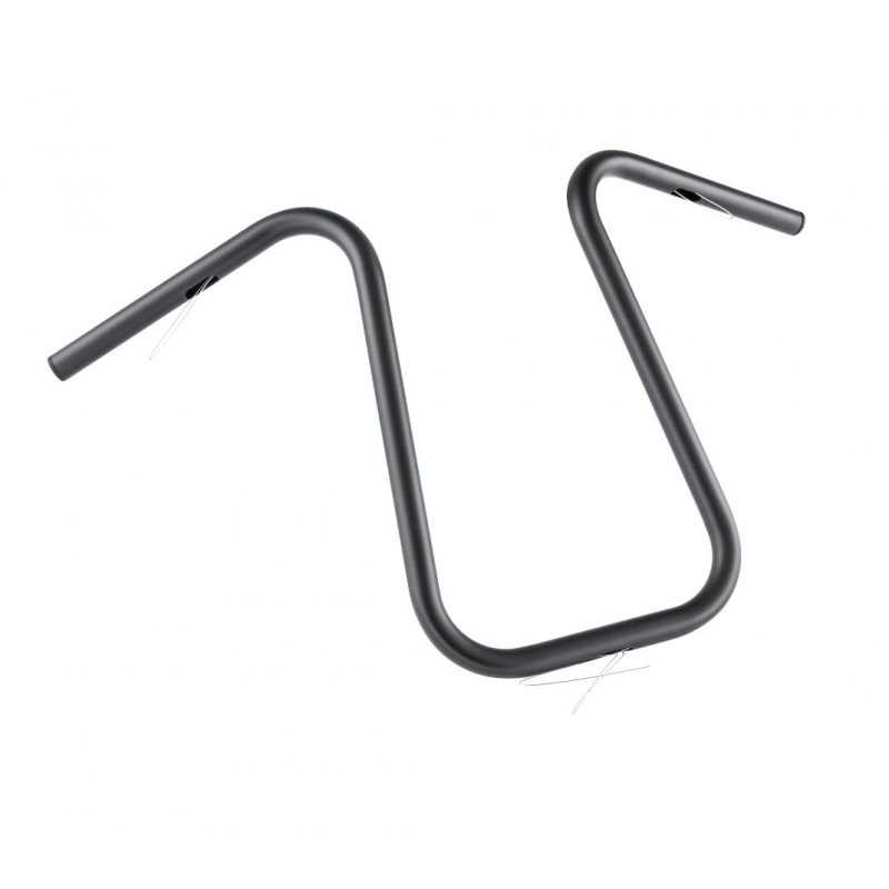 The Big Boss motorstuur 1 inch mat zwart 720 mm Highway Hawk