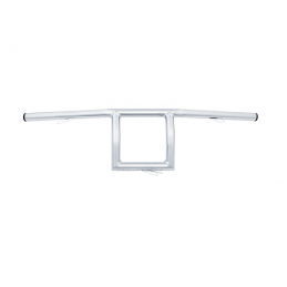 Square motorstuur 1 inch chroom 700 mm Highway Hawk