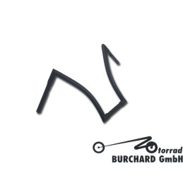 Bad Ape motorstuur 32 mm mat zwart 800 mm Highway Hawk