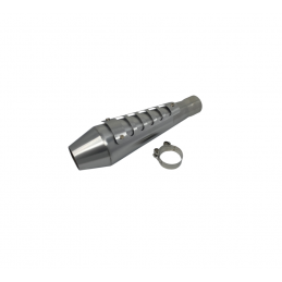 GP uitlaat Scrambler 42 mm RVS Highway Hawk