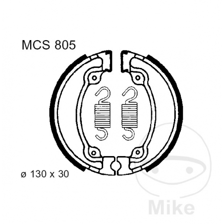 Remschoenen TRW MCS805  inclusief veren