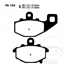 Remblokken EBC FA192HH...