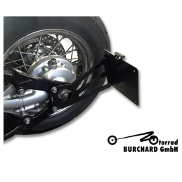 Kentekenplaathouder zijkant Yamaha Drag Star