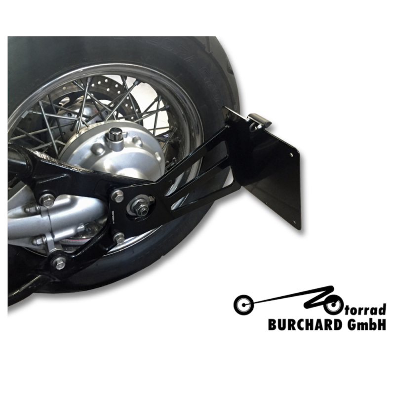Kentekenplaathouder zijkant Yamaha Drag Star