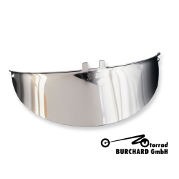Koplamp vizier Plain chroom 180 mm