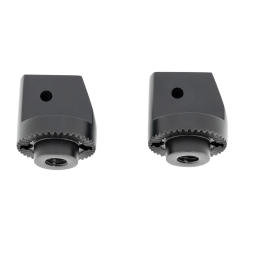 Highway Hawk New Tech Glide passagier floorboards chroom zwart
