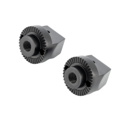 Highway Hawk New Tech Glide passagier floorboards chroom zwart