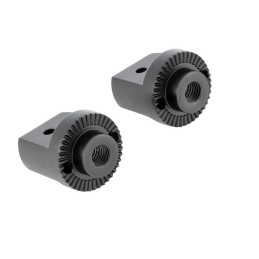 Highway Hawk New Tech Glide passagier floorboards chroom zwart