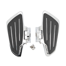 Highway Hawk New Tech Glide passagier floorboards chroom zwart