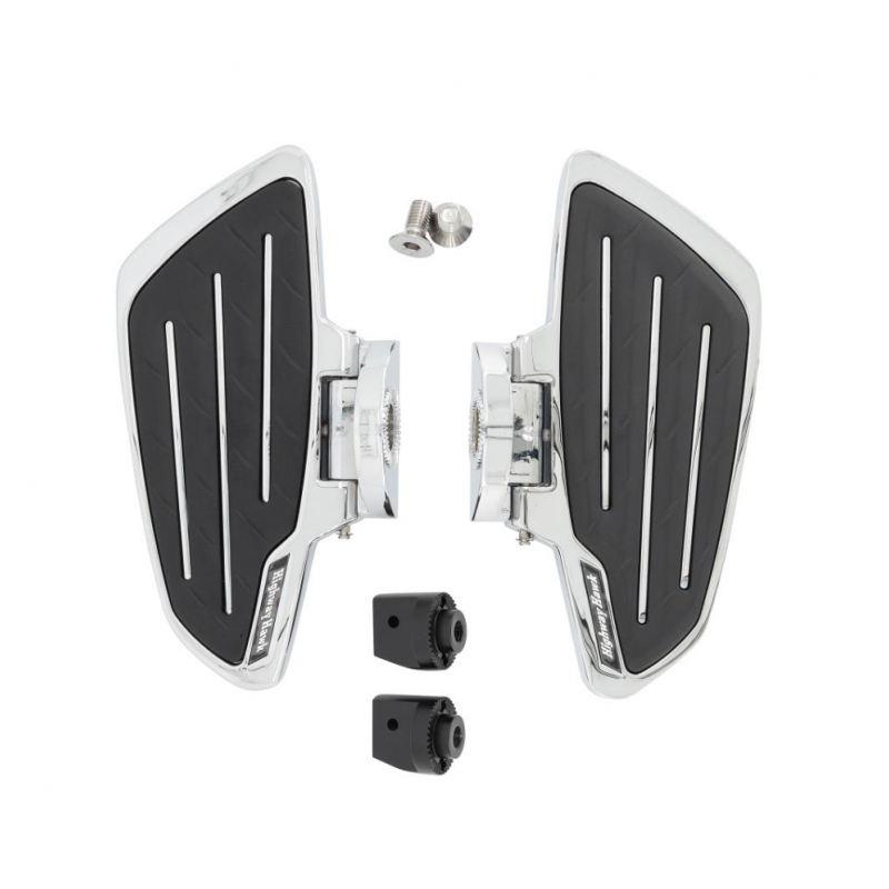 Highway Hawk New Tech Glide passagier floorboards chroom cruiser