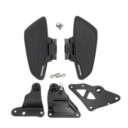 Highway Hawk rijder floorboards Smooth zwart Kawasaki VN 900