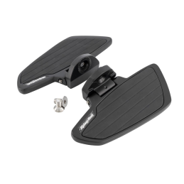 Highway Hawk rijder floorboards Smooth zwart Kawasaki VN 900