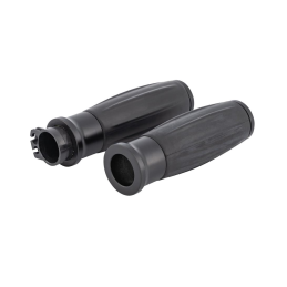 Zwart handvatten 1 inch gaskabel functie Highway Hawk
