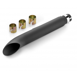 Turnout uitlaatpijp 38–45 mm 50 cm zwart Highway Hawk