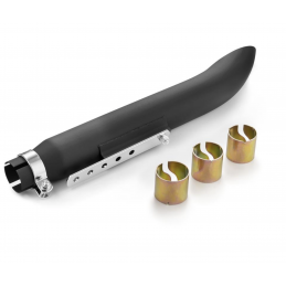 Turnout uitlaatpijp 38–45 mm 50 cm zwart Highway Hawk